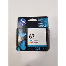 HP 62 Tri-color Original Ink Cartridge C2P06AN Expired 2023 Open Box