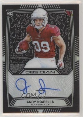 2019 Panini Obsidian Rookie 102/150 Andy Isabella #RA-AIS Auto RC 4p1