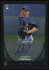 2011 Bowman Chrome Dillon Gee Refractor Auto /500 Mets