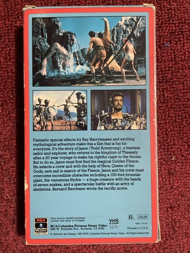 Jason & the Argonauts (VHS) - Imagen 2 de 3
