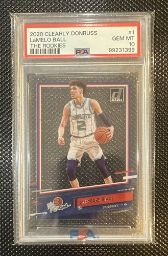 2020 Clearly Donruss LaMelo Ball #1 The Rookies RC PSA 10 Pop 8!!! 🐝🐝🐝