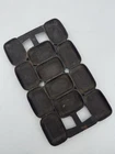 Antique Cast Iron Gem Muffin Pan Early biscuit open frame