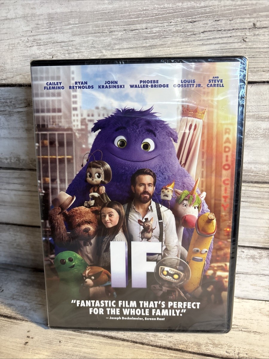 トランストリップ Blu-ray qqffhab New! IF (DVD) Sealed John Krasinski Ryan Reynolds Magical