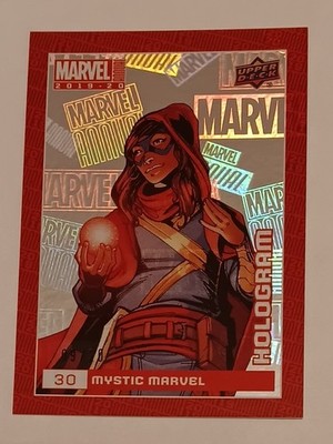 2019-20 Upper Deck Marvel Annual Hologram 09/20 Mystic Marvel #30