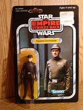 1980 Kenner Vintage Star Wars ESB     IMPERIAL COMMANDER 41 Back Carded MOC