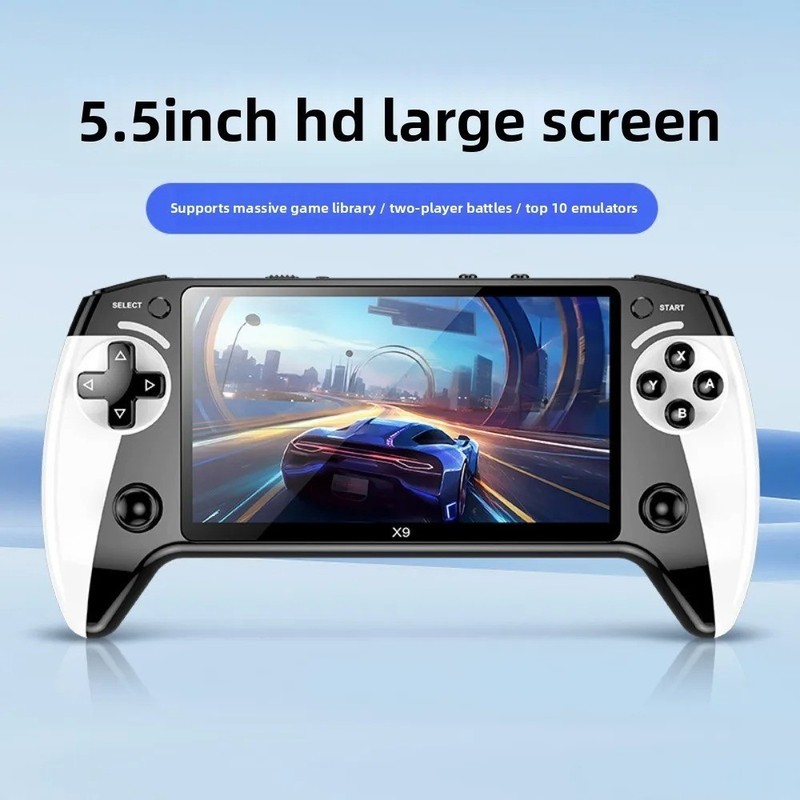 X9 Retro Handheld Game Console 5.5 Inch | 20000+ Games | Portable Gaming Player