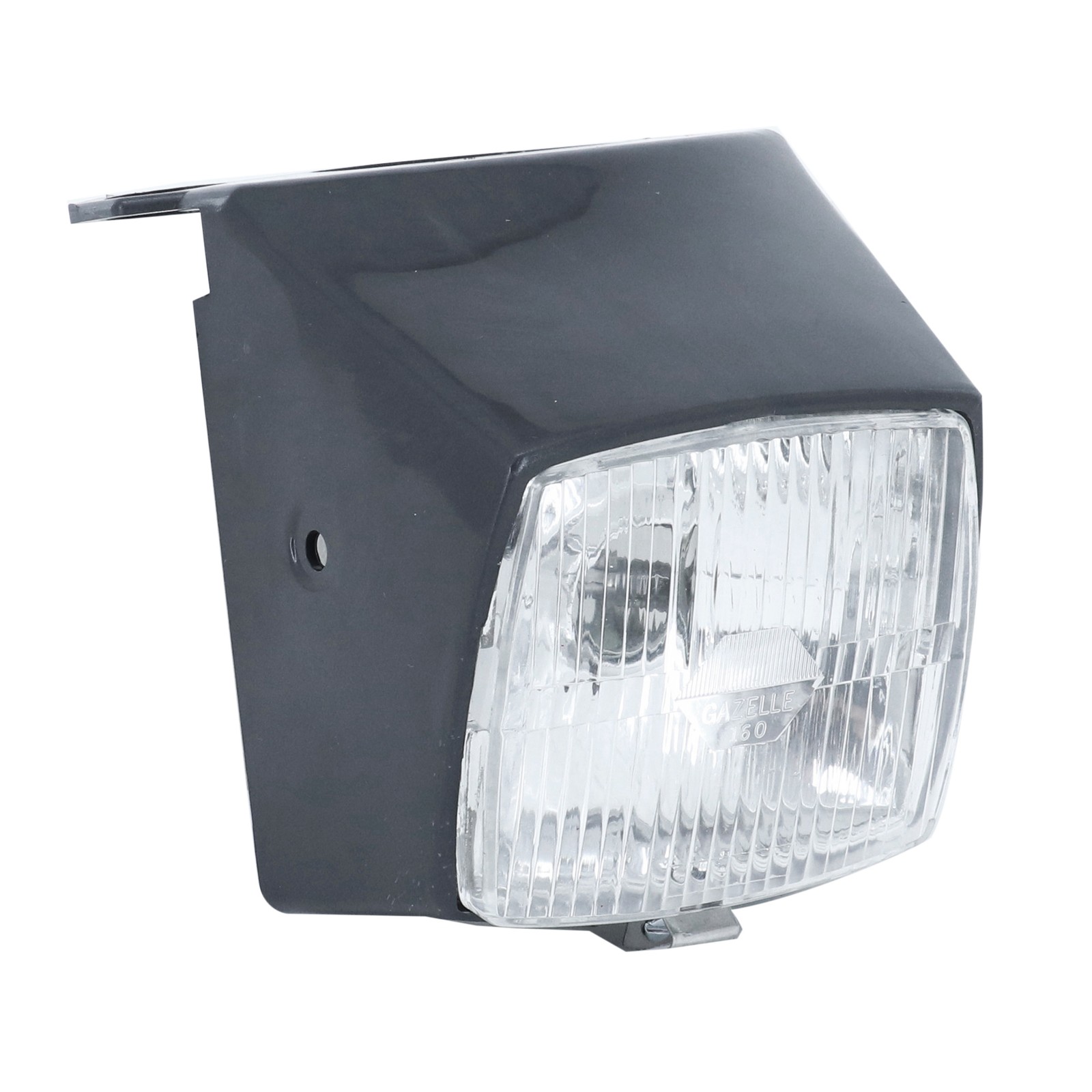 Phare-projecteur cyclo adaptable peugeot 103 mvl optique avant complet vogue gris
