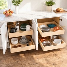 Couver Bottom Mount Pull Out Cabinet Drawer Roll Out Cabinet Organizer