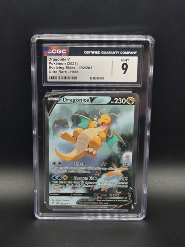Dragonite V graded CGC 9 for sale on eBay