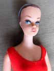 Vintage Mattel Fashion Queen Barbie Doll with 2 Wigs Bubble Cut #870 1962 1960's