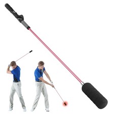 Golf Swing Trainer Golf Grip and Tempo Trainer, Warm up Click Stick Golf Trai...