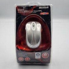 NEW Microsoft Wireless Notebook 1000dpi Laser Mini Mouse 6000 Windows Mac
