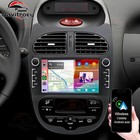 7" Für Peugeot 206 206CC 206SW 2001-2016 Carplay Android 15 Autoradio GPS NAV BT