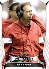 2023 Leaf Nick Saban - Alabama Crimson Tide Coach Legend