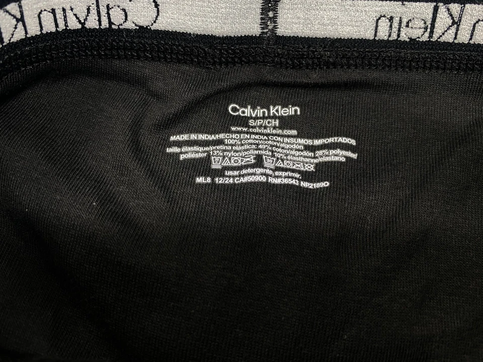 Calzoncillos boxer de algodón Calvin Klein NP21890 - talla pequeña - 3 pares Foto 2 de 2