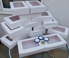 White Cake Boxes 12"x8"x3" (30x20x7cm) For Wedding, Birthday , cup cakes Etc