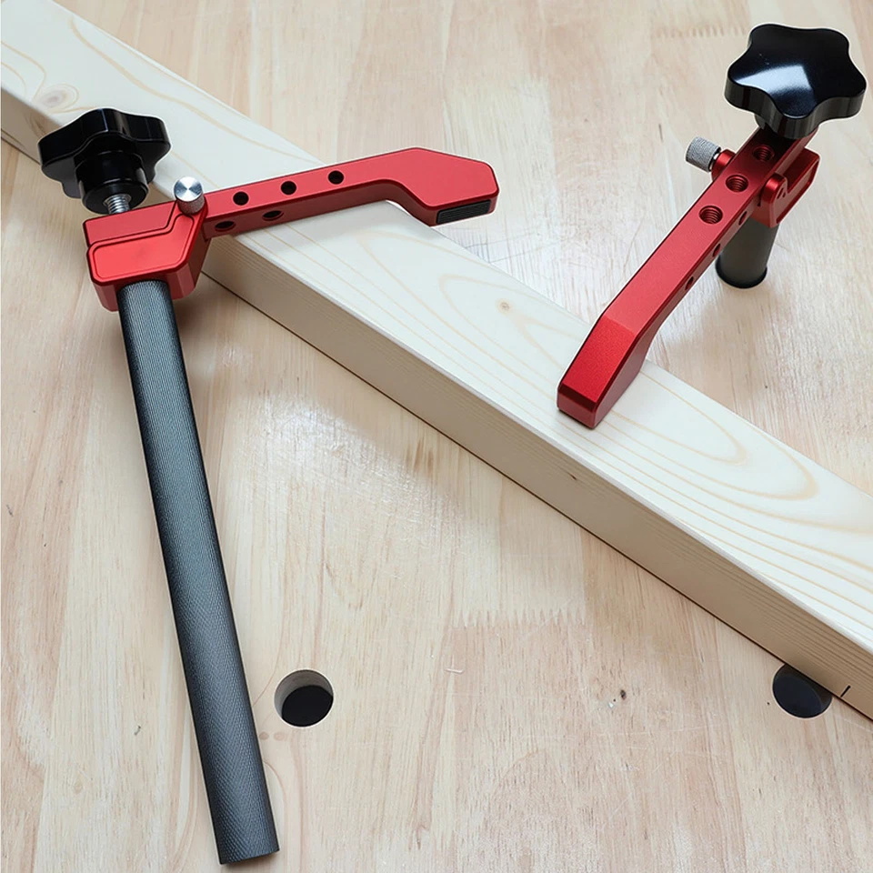 Bench Dog Clamp 20mm Extended Aluminium Alloy Woodworking Benchtop Quick Clamp - Image 4 of 4