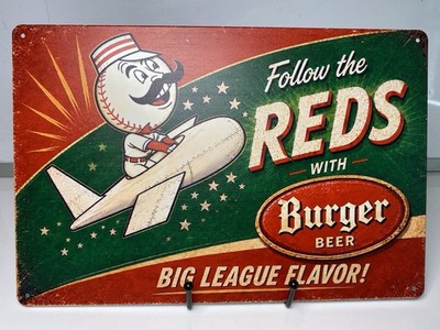 Burger Beer Cincinnati Reds Sign - Christian Moerlein Brewing - Pete Rose