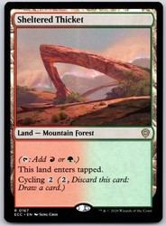 Sheltered Thicket (167/206) - Commander: Lorwyn Eclipsed