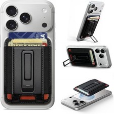 For Magsafe wallet, with aluminum alloy lightweight adjustable stand, holds 7...