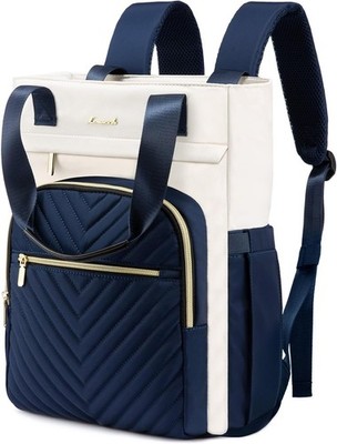 LOVEVOOK Rucksacktasche Damen 2 in 1 Handtasche 17.3 Zoll Laptop Backpack Women