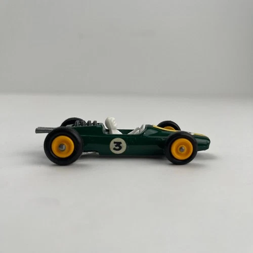 Vintage Lesney Matchbox Green Race Car #19