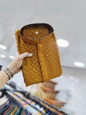 Ethnic Designer Cotton Kurta Pajama Set With Heavy Embroidery Party Wear