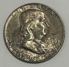 1956-P Franklin Half Dollar Full Bell Lines Circulated 90% Silver 0.36169 OZT