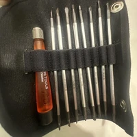 PB Swiss Precision Interchangeable Blade Screwdriver Set, 9pc W/ Roll PB 515 New