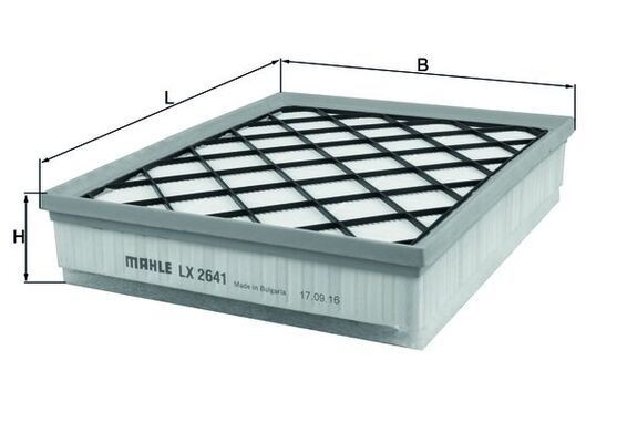 NEU - Mahle LX2641 Luftfilter FüR BMW-image