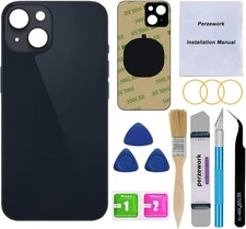 Rear Back Glass Replacement for iPhone 14 6.1 inches with Reparing Toolkit