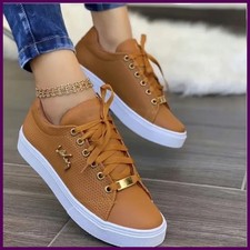 Woman Tennis Shoes Spring Autumn Casual Sneakers White Sport Shoes For Women.