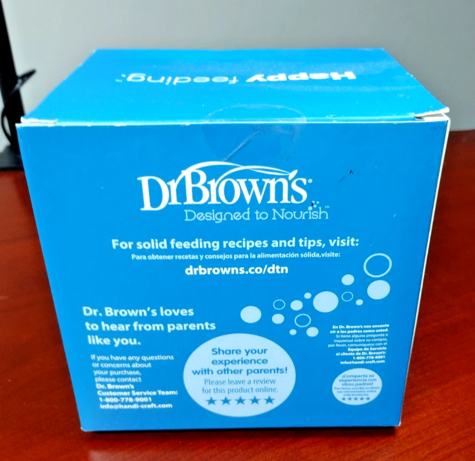 Paquete de 4 cuencos de alimentación para bebés Dr. Brown’s Scoop-a-Bowl 4 m+ sin BPA nuevos Foto 3 de 4