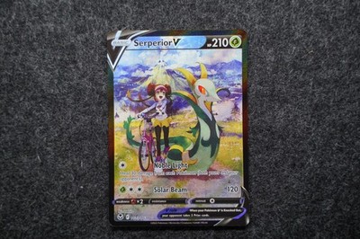 Serperior V TG13/TG30 Ultra Rare Silver Tempest Trainer Gallery Pokémon Card
