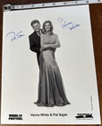 Pat Sajak And Vanna White Signed 8x10 Photo Wheel Of Fortune Autograph Duo Game — photo 1