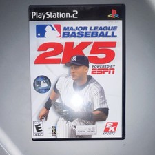 Major League Baseball 2K5 PlayStation 2 2005 Manual Multiplayer Online
