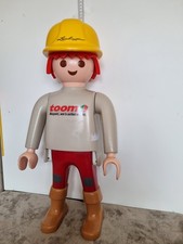 Playmobil TOOM Bauarbeiter FIGUR XXL ca. 65cm Deko,Limitierung Edition NEU