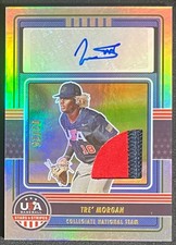 2023 Panini Stars  & Stripes Tre' Morgan Foil Patch Auto USA #2/25