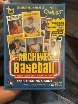 2018 Topps Archives Baseball Sealed Blaster Box