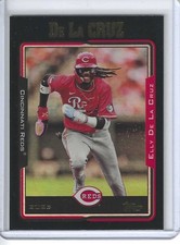 2025 TOPPS ARCHIVES #271 ELLY DE LA CRUZ SP BLACK FOIL CINCINNATI REDS