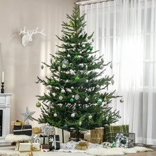 7.5 Foot Artificial Christmas Tree Holiday Xmas Tree with Pine Shape