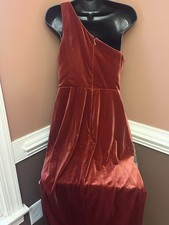 Azazie Velvet Long Dress Size 12