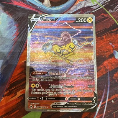 2023 Pokémon Raikou V GG41/GG70 SWSH: Crown Zenith: Galarian Gallery Holo 