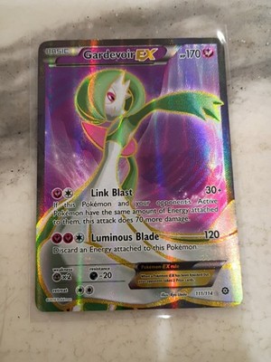 Pokemon Gardevoir EX 111/114 Steam Siege Full Art Ultra Rare Holo HP