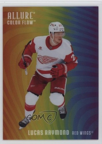 2025-26 Upper Deck Allure Color Flow Full Rainbow Achievement 7/40 Lucas Raymond