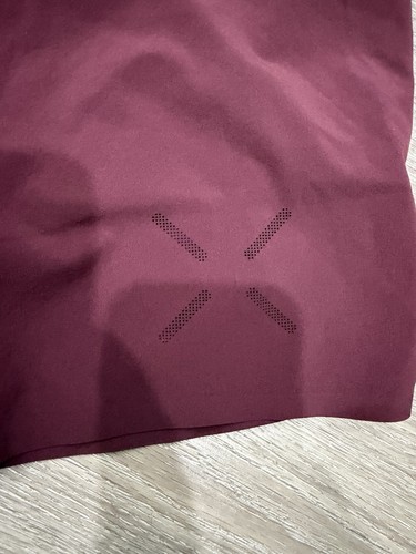 Ten Thousand Session Short Men's XL 7" Lined Drawstring Stretch Burgundy Gym