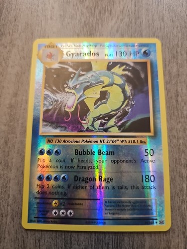 Pokémon Gyarados TCG Reverse Holo Rare Evolutions 34/108
