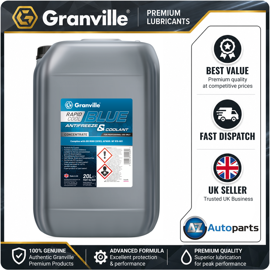 Granville - Rapid Cool Blue Antifreeze/Coolant Concentrate 1028 20L