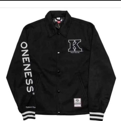 MITCHELL & NESS ONENESS KENTUCKY OVERSWEEP VARSITY COACHES JACKET XLD