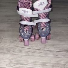 Roller Derby Adjustable Girls Roller Skates, Size 12-2, Pink Purple Unicorns
